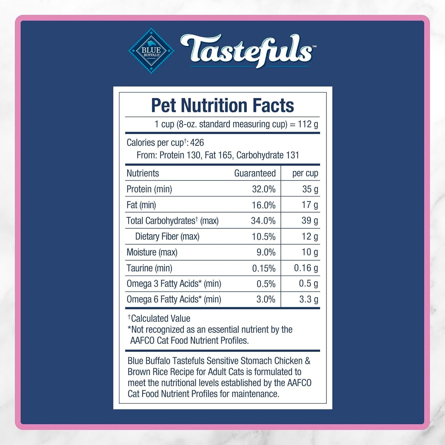 Sensitive Stomach Natural Adult Dry Cat Food, Chicken & Brown Rice